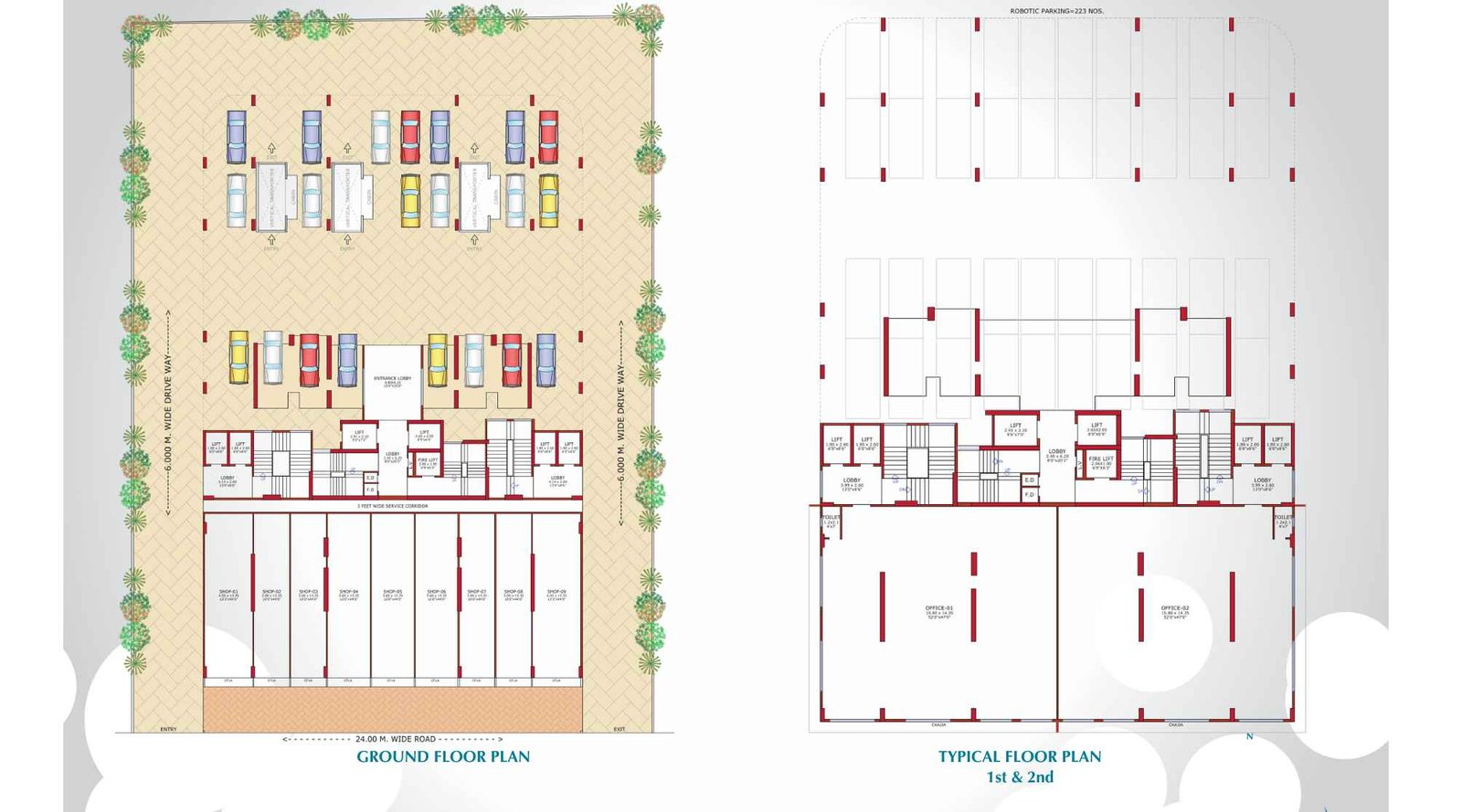 Juhi-Elegance-ground-&-typical-floor-plan